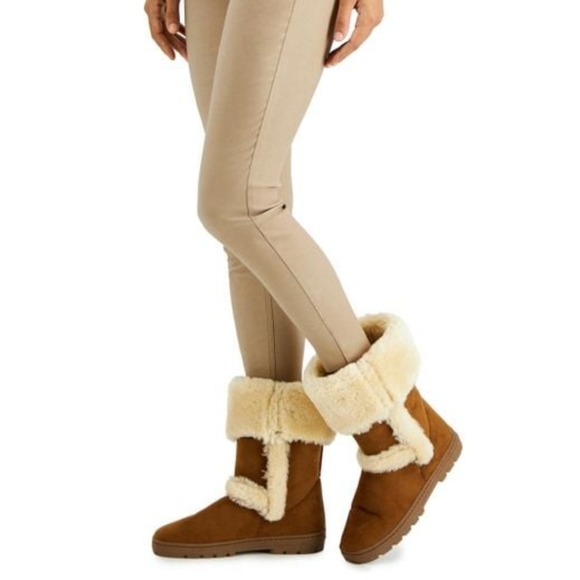 Style & Co Witty Winter Suede Boots NWOT - Picture 8 of 12